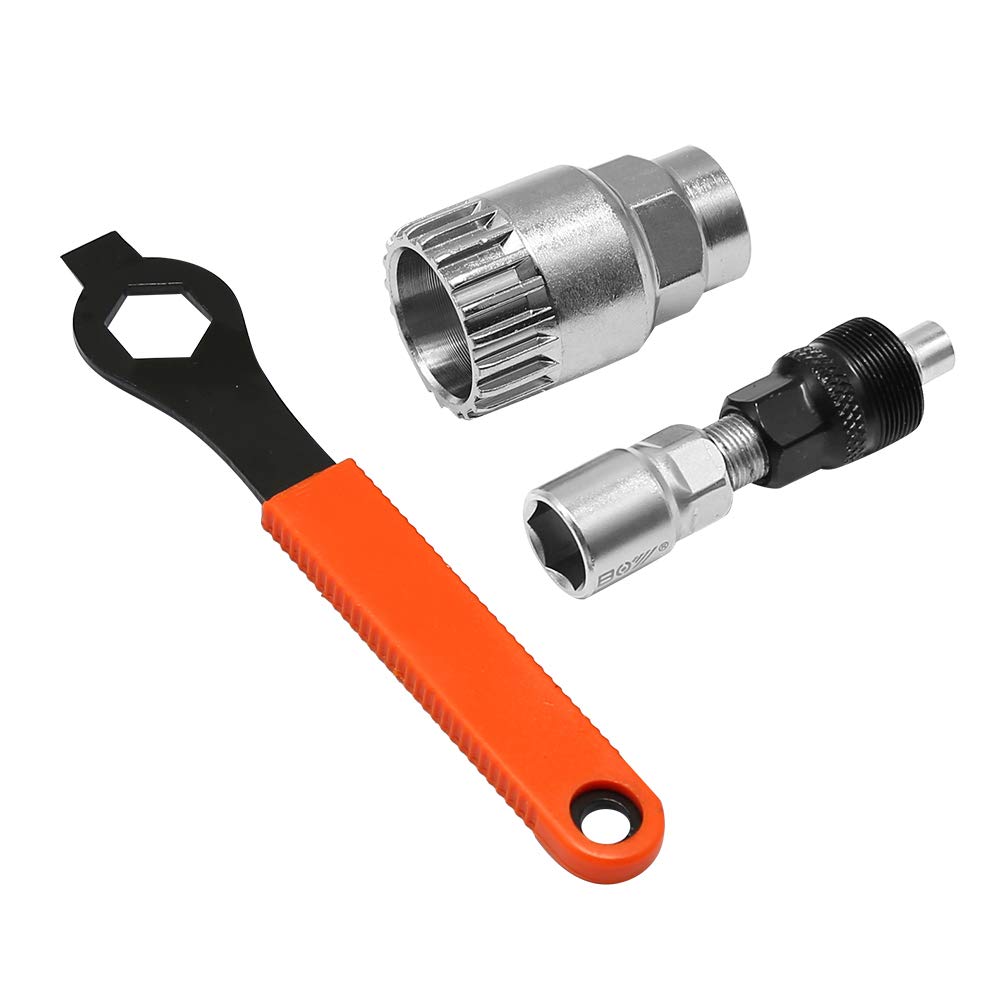 Clé De Pédalier Vélo 36 Mm En Acier Carbone - Poignée Caoutchouc Antidérapante - Pour Démonter Le Boîtier De Pédalier