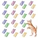 Ledoo 40Pcs Spirale Katzen Spielzeug Frühling Cat Spring Spielzeug Katzenspielzeug Set Kunststoff federspielzeug Katzen Bunte Spirale Spielzeug für Katzen Kätzchen