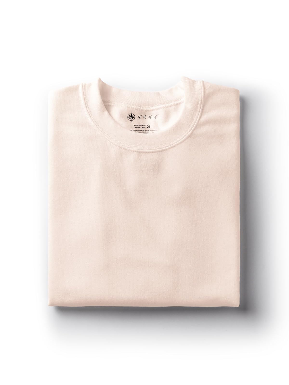 Ghumakkad Half sleeve Round neck Cotton Plain Regular fit T Shirt for Men & Women