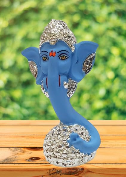 Ganesh Murti en céramique : statuette décorative Ganapati 9 cm - 3