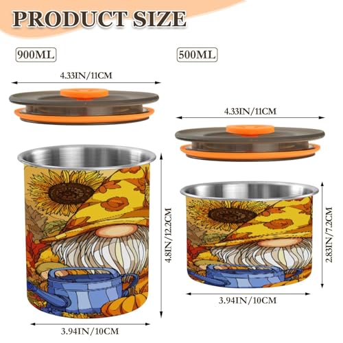 Envase para café de acero inoxidable 900 ml ATTX miniatura 2
