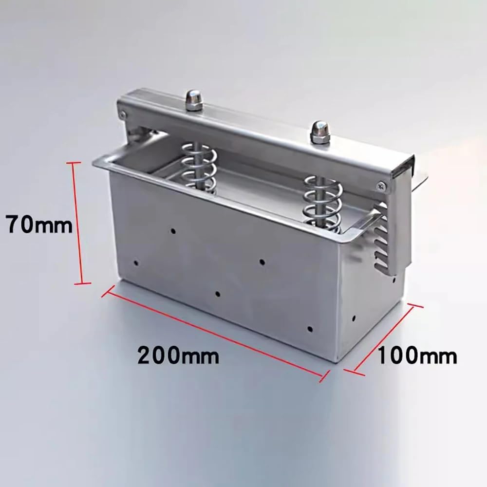 Herramienta de Prensado de Carne 1kg, Caja de Herramientas para Prensado de Carne de Jamón, Rollos de Carne de Res/Carne Cocida/Congelada, Herramienta de Formación de Acero Inoxidable 200x100x70mm