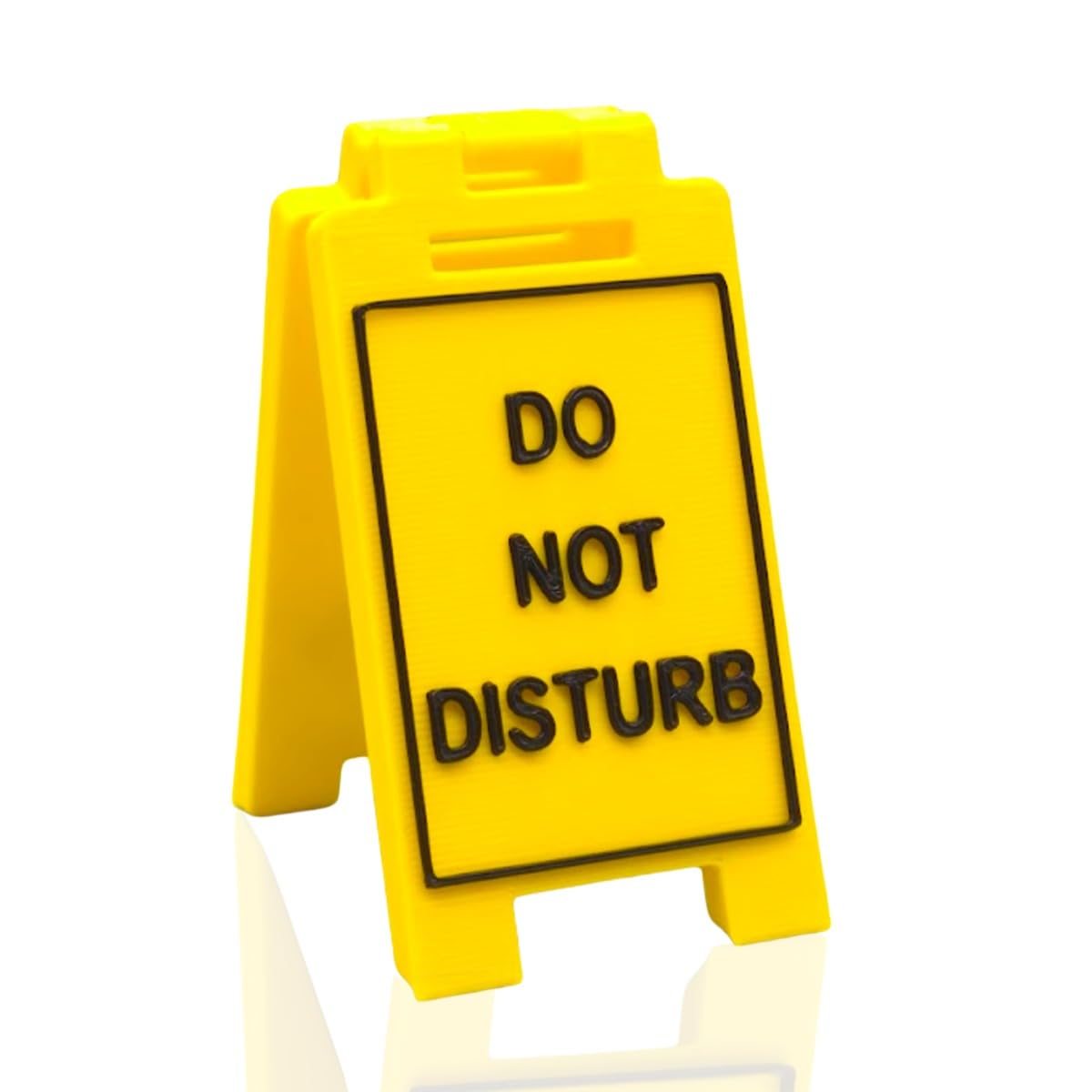 SIGNKRAFT3D Custom "Do Not Disturb" Mini Floor Sign – Personalised Desk Sign, Office Desk Accessory, Work From Home Privacy Sign, Secret Santa or Colleague Gift – Choose Size & Colour (DO NOT DISTURB)