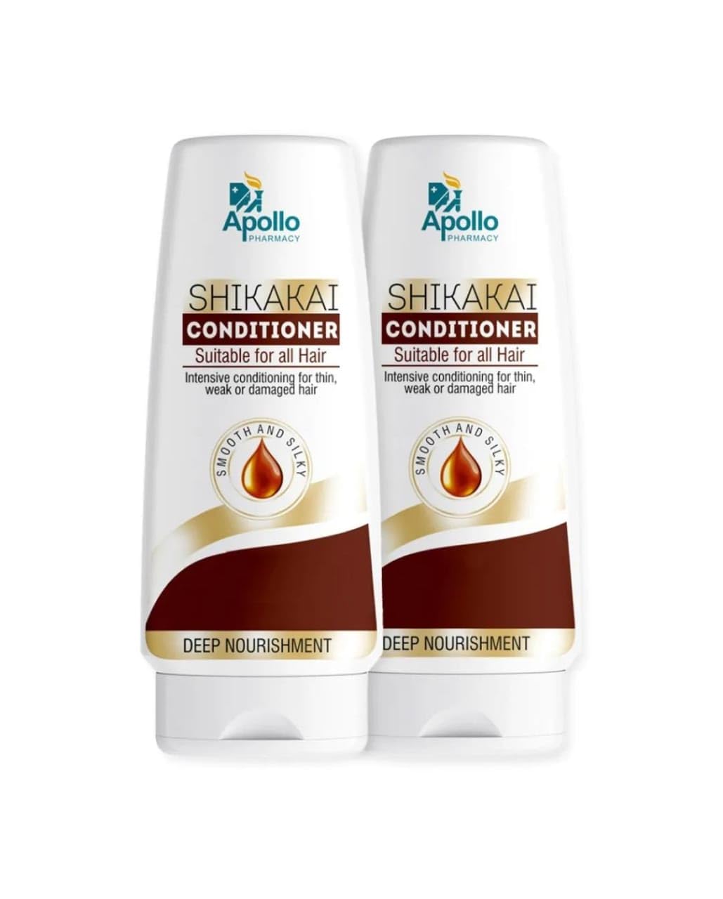 Apollo Pharmacy Shikakai Conditioner, Deep Nourishment, Suitable for All Hair, Intensive Conditioning for Thin Weak or Damaged Hair, Smooth and Silky, 100 ml, Pack of 2-image-28