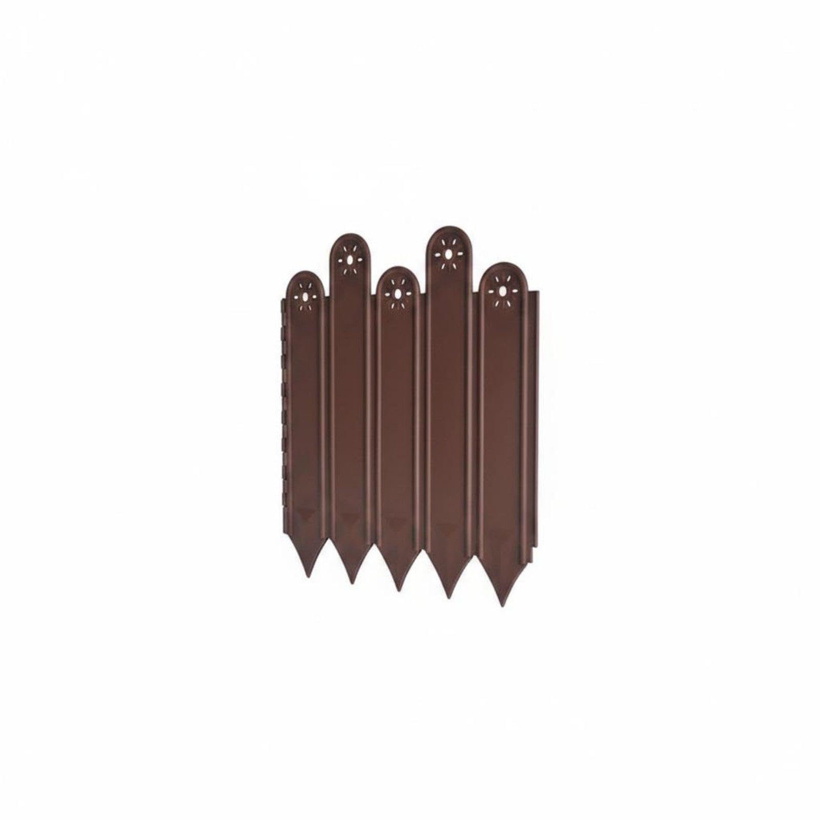 Border Fence Flower Bed Border Flexible Decorative Garden Border for Yard Brown H25-30cm L2m Wallpaper Borders | Wallpaper & Accessories | Building & Hard-image-39