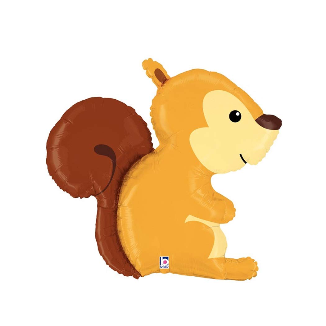 Betallic 36-Inch Squirrel Woodland Critter Foil Balloon