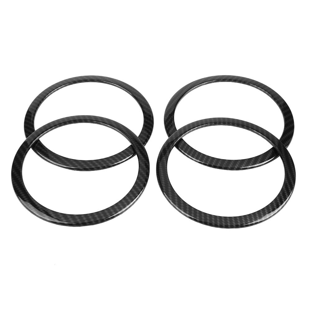 4Pcs Speaker Trim rings Speaker Grill Trim Speaker Bezel rings Speaker Mounting rings Speaker Spacer rings Speaker Decorative rings Trim Cover for 3 Series F30 GT F34 13-18