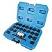 MR CARTOOL 22pcs Anti-Theft Screws Removal and Install Socket Sleeve Set Group for VW Wheel Lock Lugnut Removal Key Socket Set Anti-Theft Screw Lug Nut for VW