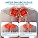Imagen de TAKRINK Masajeador Shiatsu Masajeador Cuello Hombro 16 Cabezales de Masaje Refuerzo de Velcro 3 Velocidad Dirección Ajustable Relajación con Calor Cable de Alimentación 1
