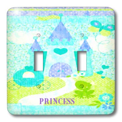 Double interrupteur à bascule Princess Castle aux finitions graphiques d'exception - 2