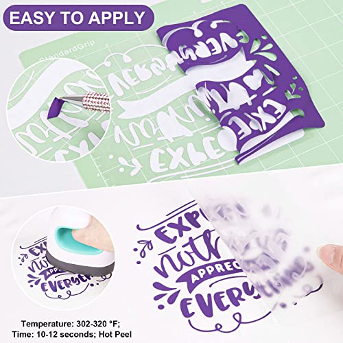 Image of VINYL FROG PU Iron on Heat Transfer Vinyl Roll 10 inchx5' Purple Color HTV