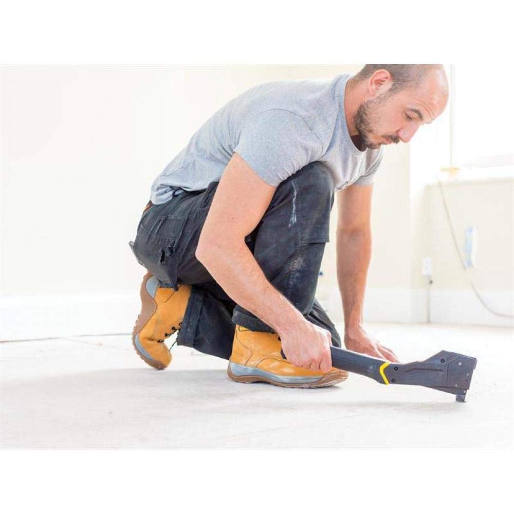 Stanley Fmht81394-9 Marteau Agrafeur Haute Capacite Gamme FatMax + 1000 Agrafes Type G 10 Mm - Résistant Et Léger - Surmoulage De La Poignée - Grande Capacité Noir