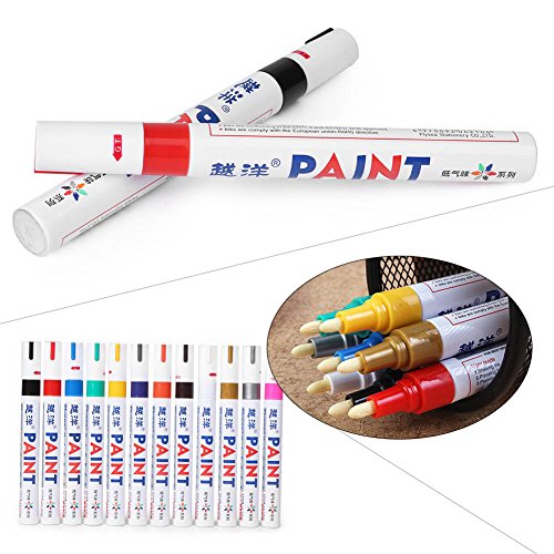 GZYF Bandenverf Marker, Waterdichte Permanente Band Pen - Highlghters Fluorescentie Kleur Universeel Past voor Auto Type… - Image 4