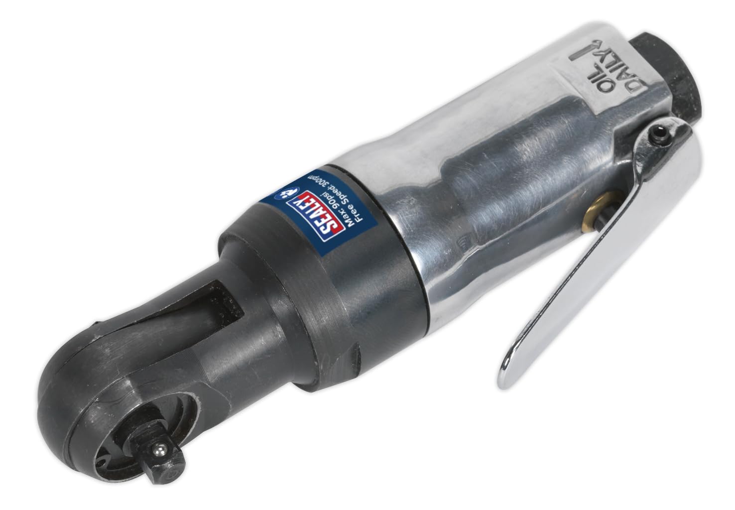 Sealey SA230 Super Stubby Air Ratchet Wrench 1/4" Drive