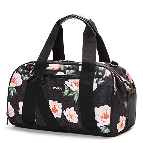 Vooray Burner, Small Duffel Bag, Gym Bag with Shoe Pocket, 16