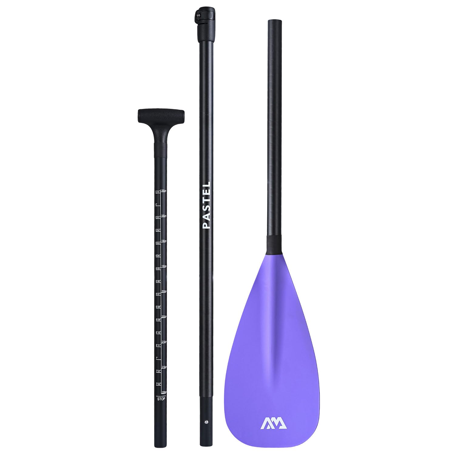 Aqua Marina Hybrid Pastel Carbon SUP Paddel Stand up Paddle 3-teilig super leicht 900g