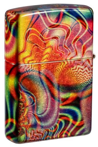 Encendedor Zippo Fusion Waves diseño 540 latón bruñido miniatura 7