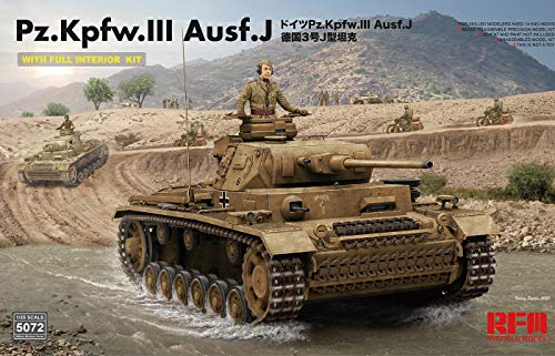 Rye Field Model Maquette Char Pz.kpfw.III Ausf.j Full Interior échelle 1/35