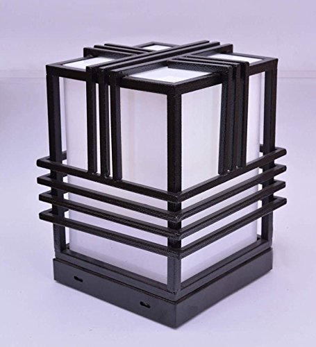 SFL Outdoor Lighting Gate Pillar Post Light (GL4627 | Small | Black) 2