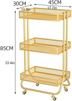 キッチンカート　キッチンワゴン　トロリーカート 楽天市場】キッチンワゴン バスケットラック トローリー 3段