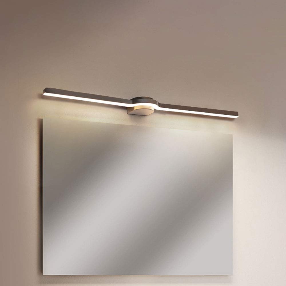 YTBHSHXZ wall Light， LED Bathroom Mirror Makeup Light Recessed Wall Mount Metal White 40cm x 5cm