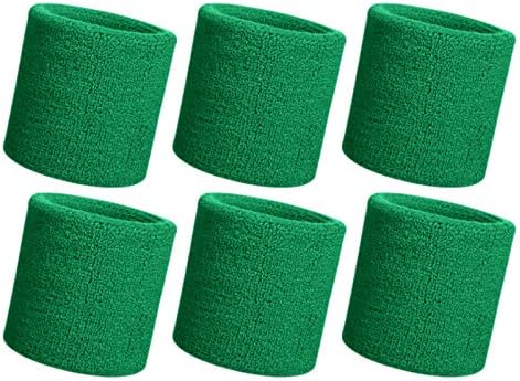 HANERDUN Sports Wristbands Sweat Wrist Sweatbands For Men And Women Terry Cloth Wrist bands Sweat For Gym Running Basketball Tennis Working Out