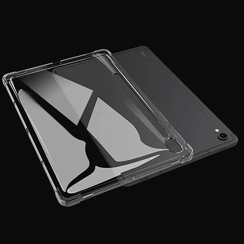 Miniatura 6 de Zeking Diseñada para Samsung Galaxy Tab S9 FE, ultra transparente, suave, flexible, transparente, TPU contraportada para Galaxy Tab S9 FE (X510X516)