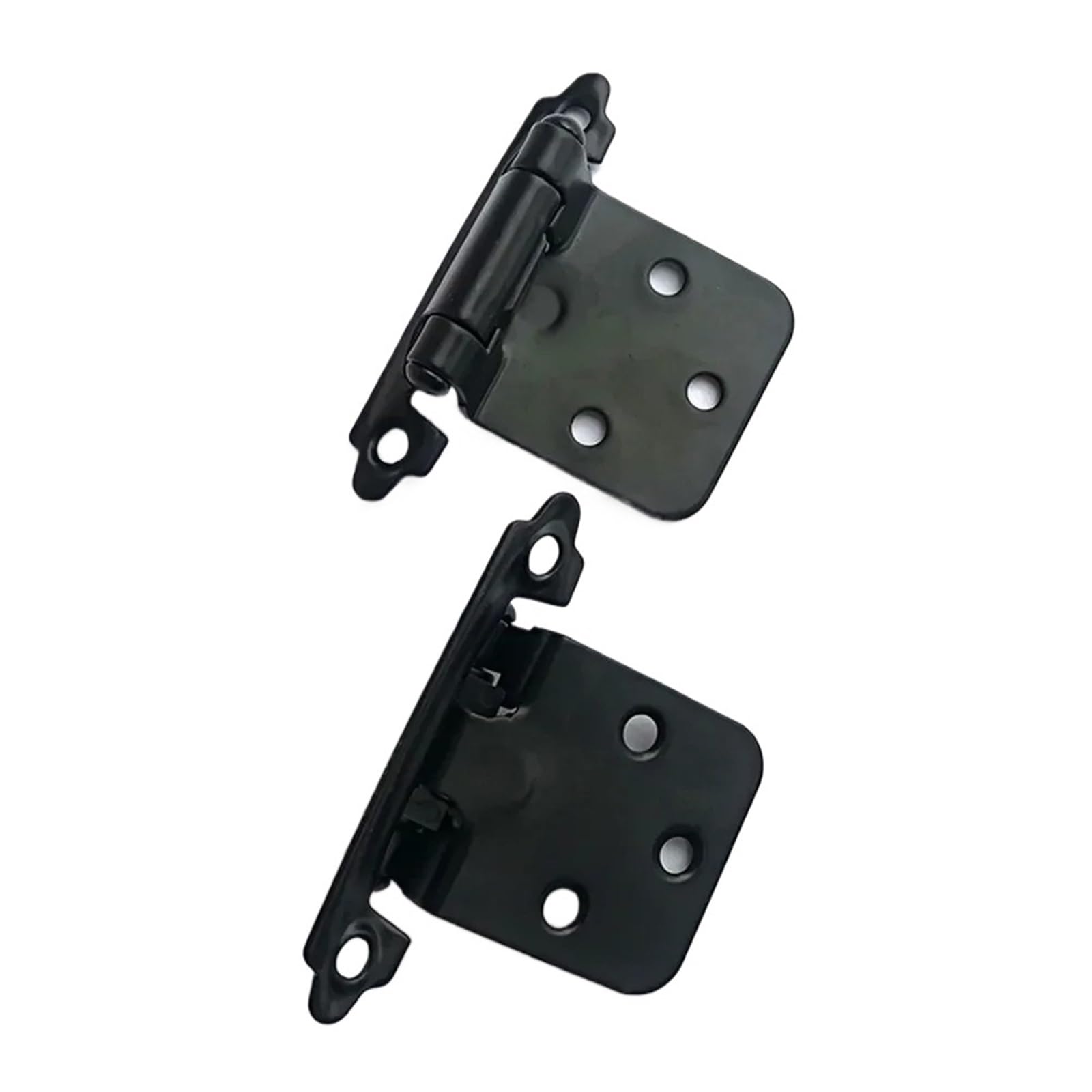 Kdhcvkz Black 10Pcs Cabinet Hinge Door Spring Hinges(Black)