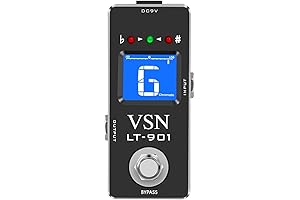KMISE LT-901 Chromatic Guitar Tuner Pedal: Ultimate Precision Tuning for Electric Guitars and Basses