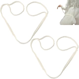 2Pcs Wrist Bustle for Wedding Dress Train- No-Pin,Quick Release Hands-Free Loop,Wedding Dress Bustle Accessories