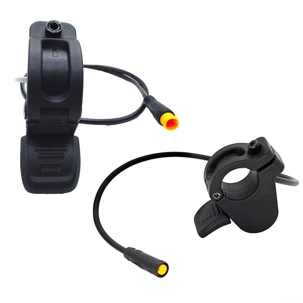 Accélérateur de doigt d'accélérateur de pouce pour trottinette électrique avec tête étanche pour 300X M8 en plastique antidérapant Noir (B)