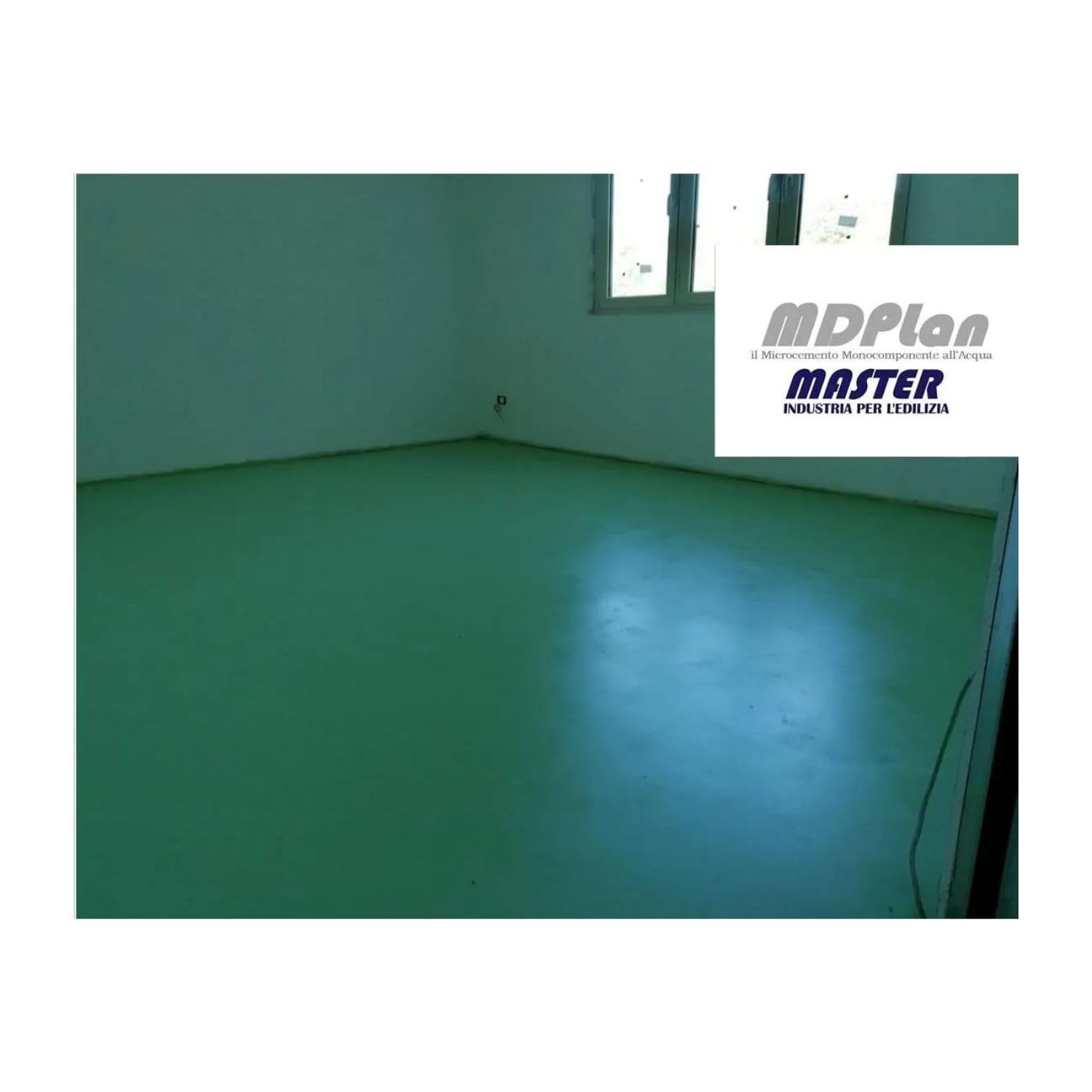 Résine époxy Colorée MASTER INDUSTRIA - 1,2 Kg Pour Sols (jusqu'à 12 M²) - Blanc