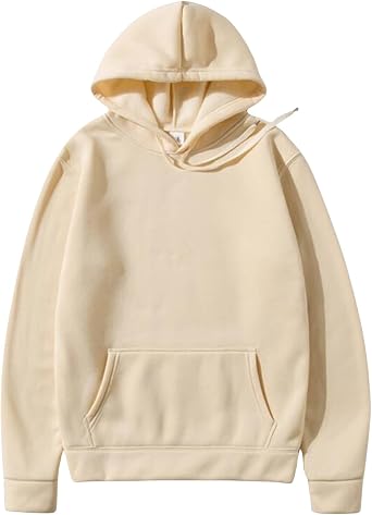 Oversized Mens Hoodie Unisex Long Sleeve Drawstring Pullover Sweatshirt Active Sport Outerwear Fashion Streetwear Tops