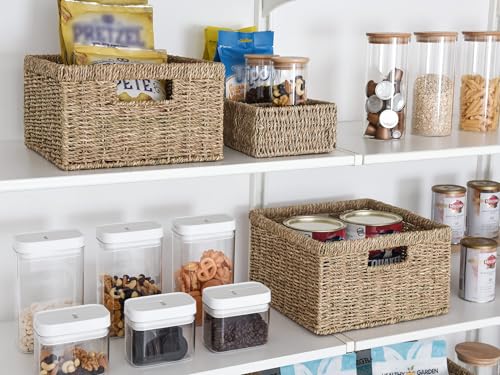 Storageworks Wicker Storage Baskets, Handwoven Seagrass Baskets For Organizing thumb #4