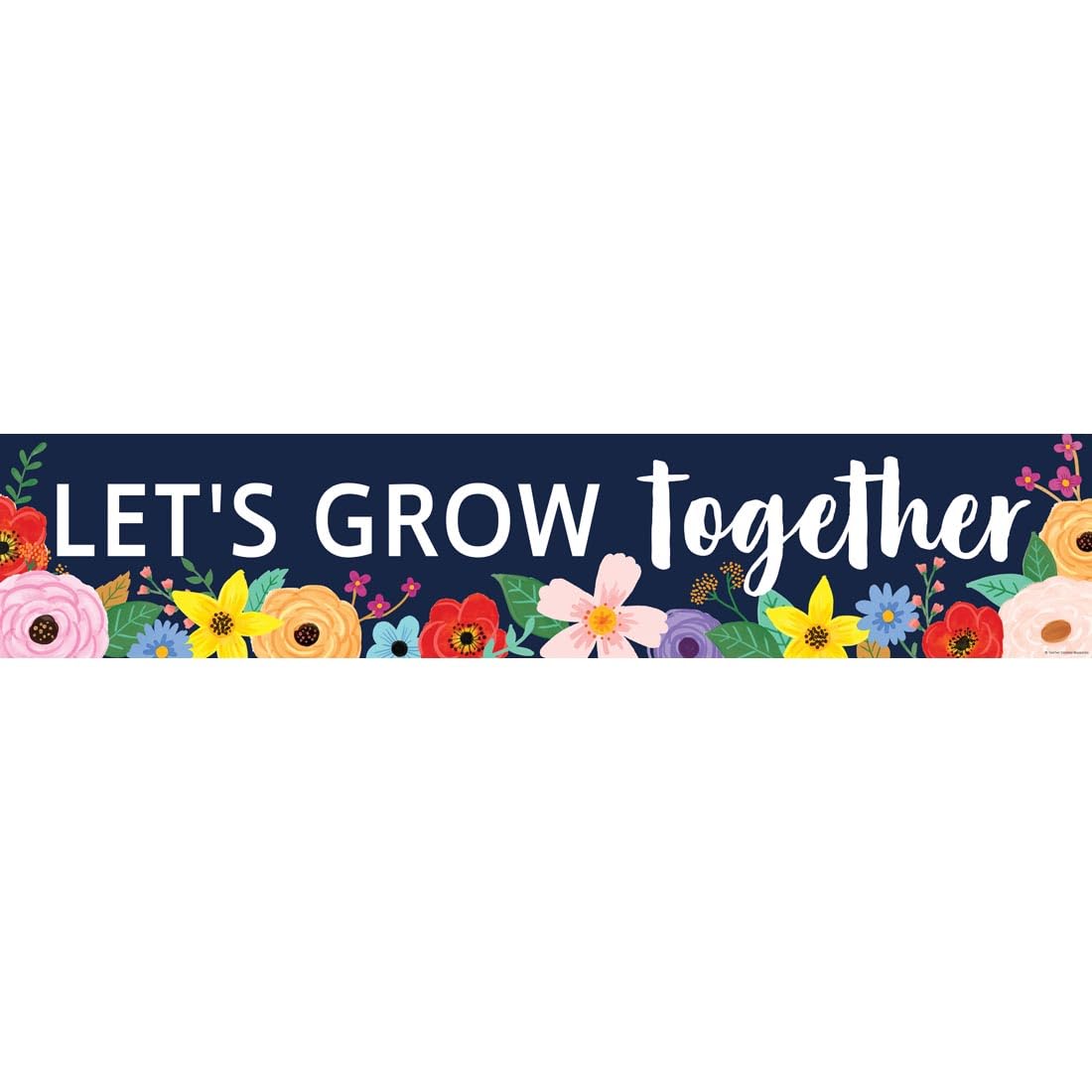 Teacher Created Resources Wildflowers Let’s Grow Together Banner