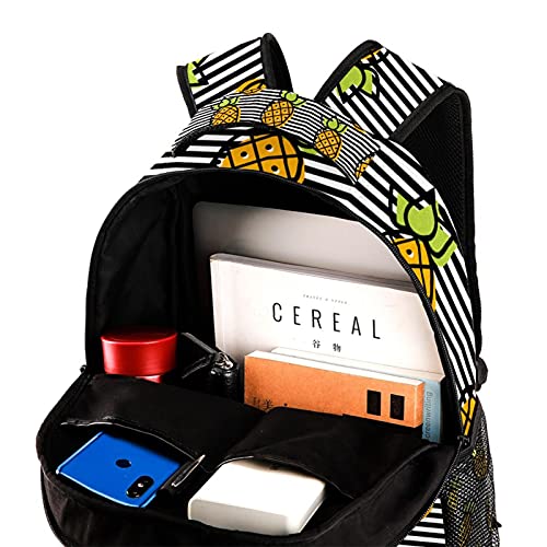 Sac à dos décontracté donuts pour étudiante et voyage chic en multicolore - 4