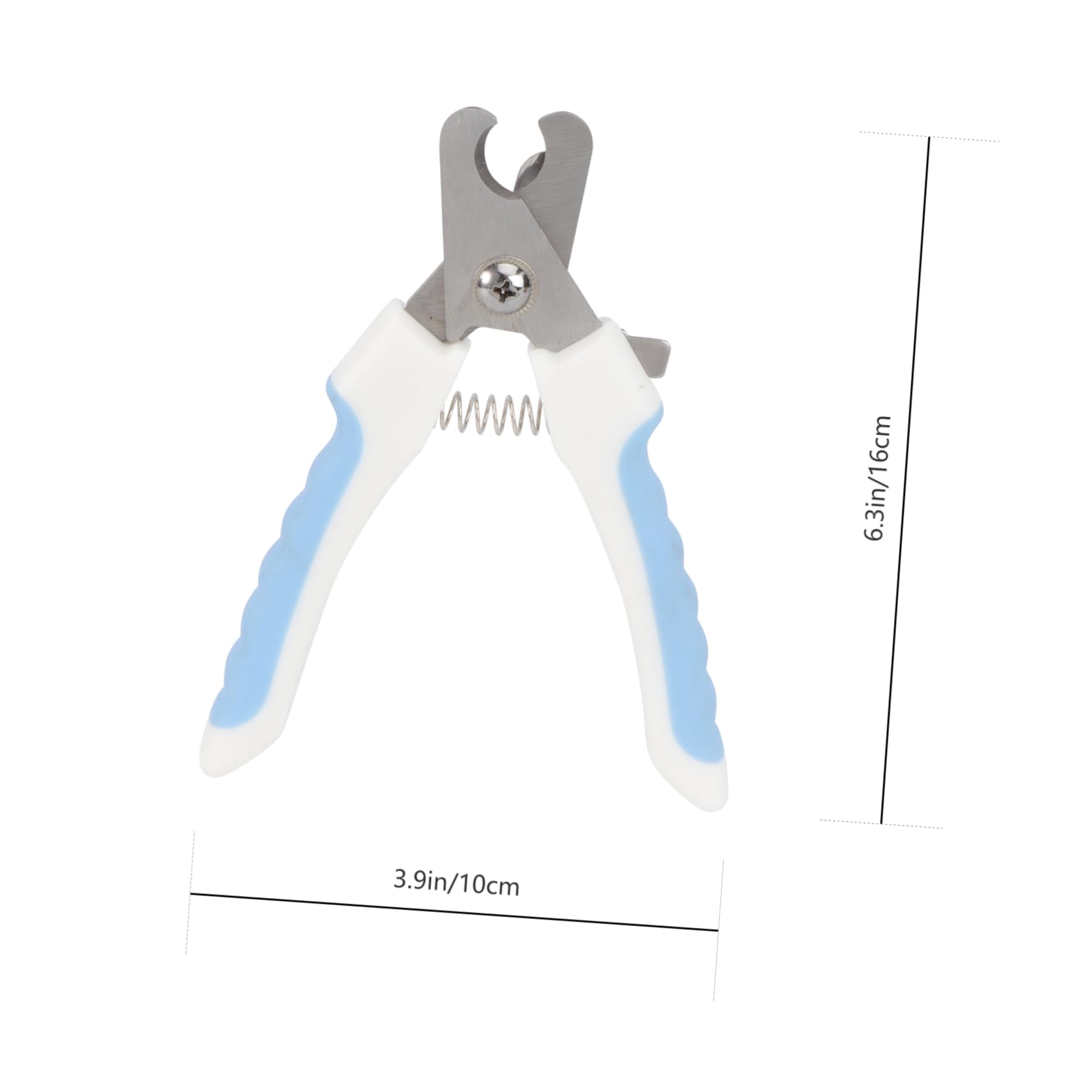 POPETPOP 2pcs Pet Nail Clipper Durable Dog Cat Nail Trimmer Comfortable for Home Use Random Color Parts Pet Grooming Tool Random Color