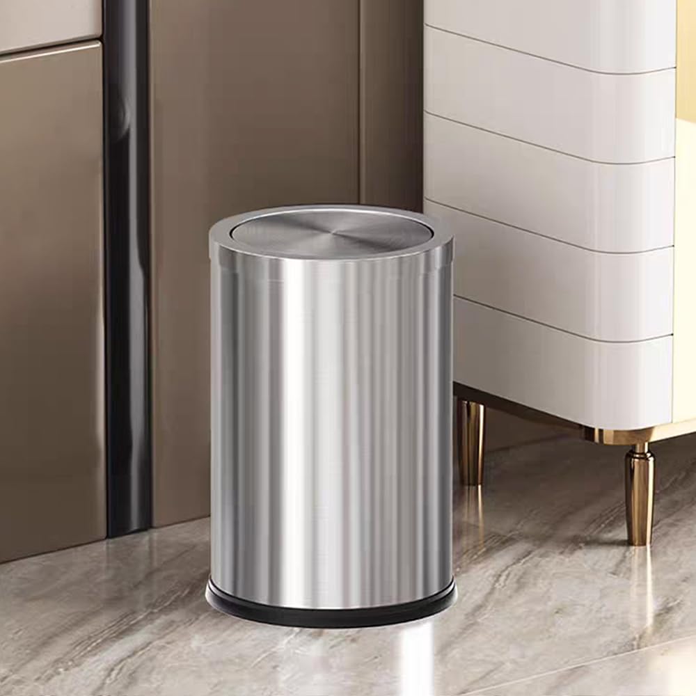 Amazon.com: cleaning 2.37 Gallon Stainless Steel Trash Can