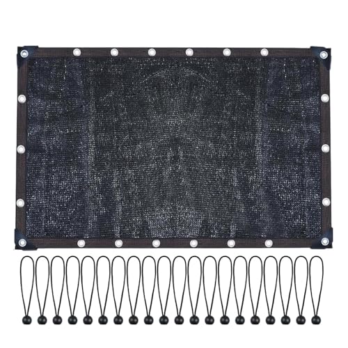 Cubierta para gallinero – Tela de sombra con protección UV, tejido de malla duradero, resistente a la intemperie, techo reforzado, resistente al agua, juego de cuerdas de bolas | Refugio para aves de