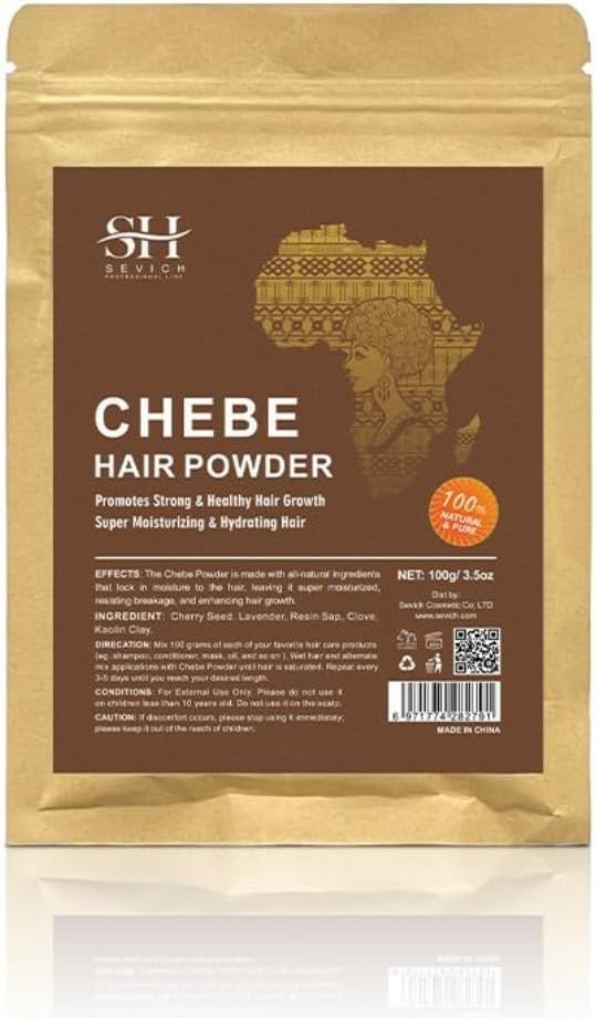 NIKITA.VIVI Chebe Powder For Hair Growth 100g | African Chebe Powder Hair Loss Treatments Repair Damaged Moisture Hair Regrowth Powders | Promotes Strong & Healthy Hair Growth | For Moisturizing Hair