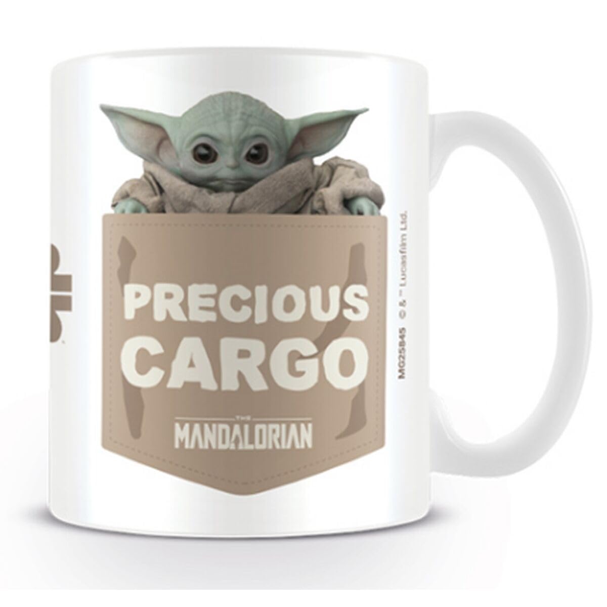 Disney Star Wars The Mandalorian (Precious Cargo) Tea and Coffee Mug White