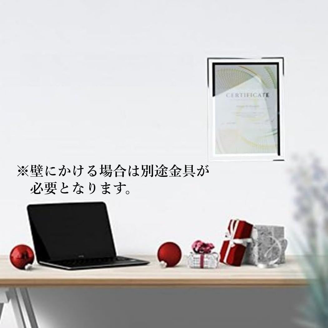 Amazon | HappyHome フォトフレーム ガラス製 メタルフレーム