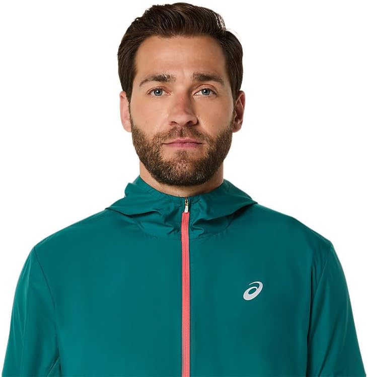 ASICS MEN'S SILVER JACKET RUNNING APPAREL