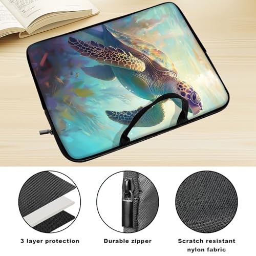 Funda para laptop 17 pulgadas con asa estampada miniatura 4