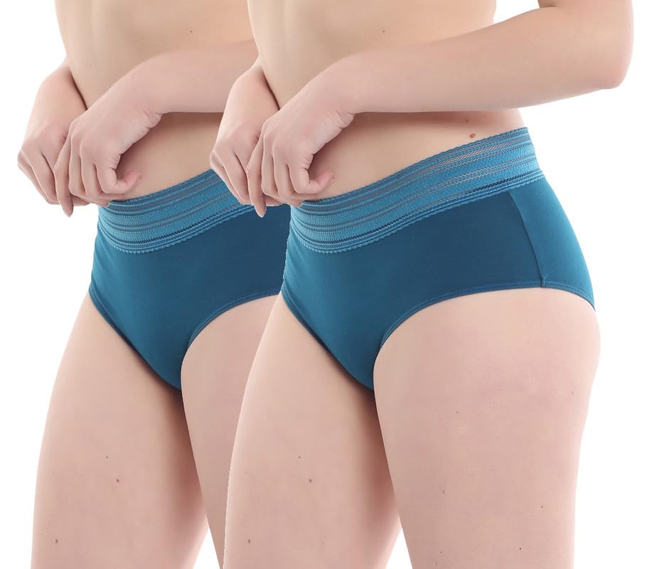Image of Women Cotton Hipster Panty Combo of 2 | Stylish | High Waist Panty