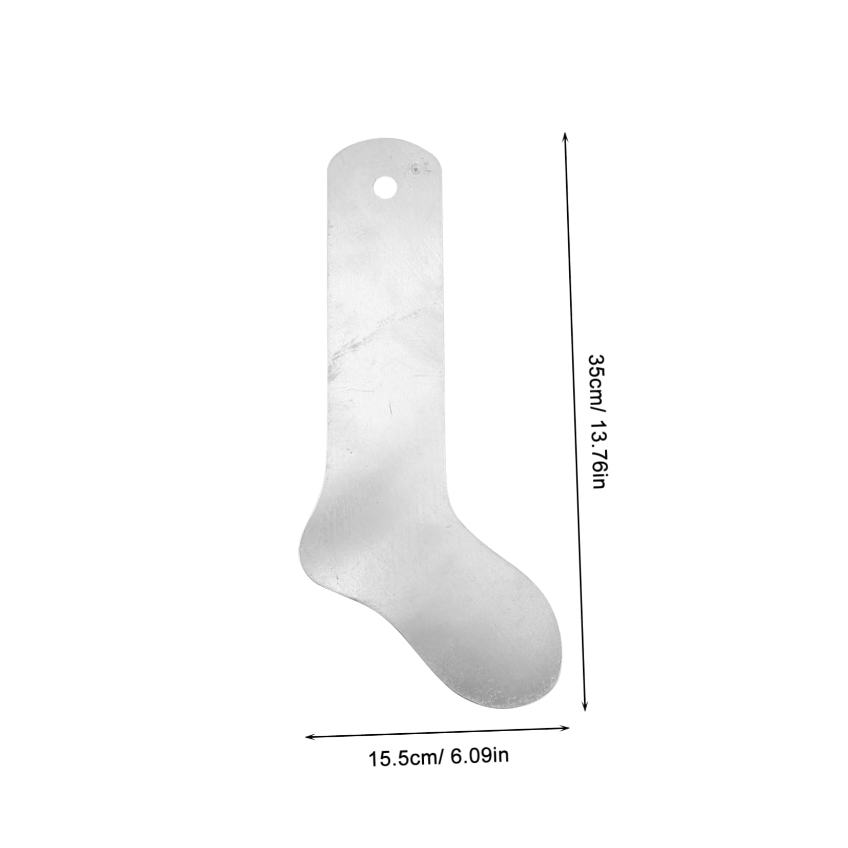 DOITOOL 2pcs Sock Shaping Boards Aluminum Sock Display Holders Inserting Liners for Retail Display Fixing Jigs Home Organizers