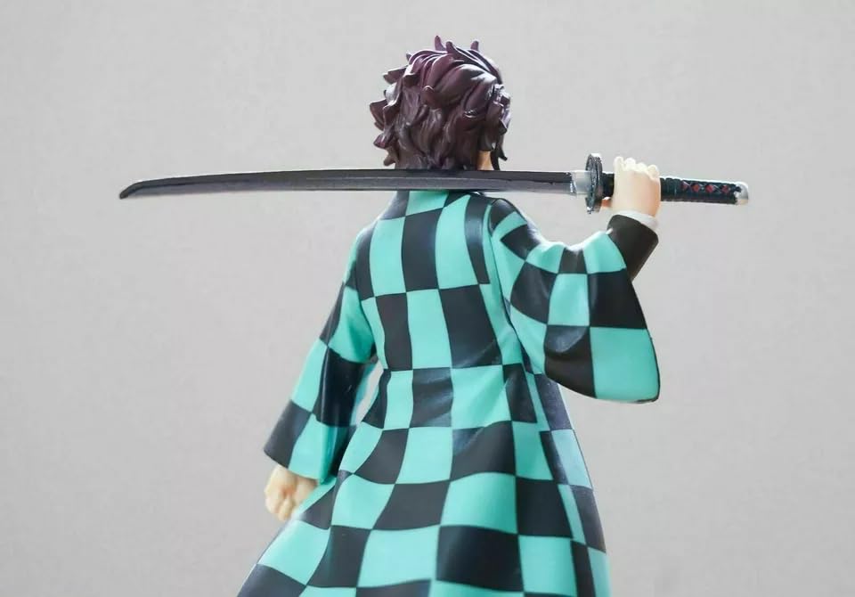 Image of Demon Slayer Tanjiro Action Figures Height-16CM Multicolour PVC Collectible for Anime Fans - Tanjiro 16Cm
