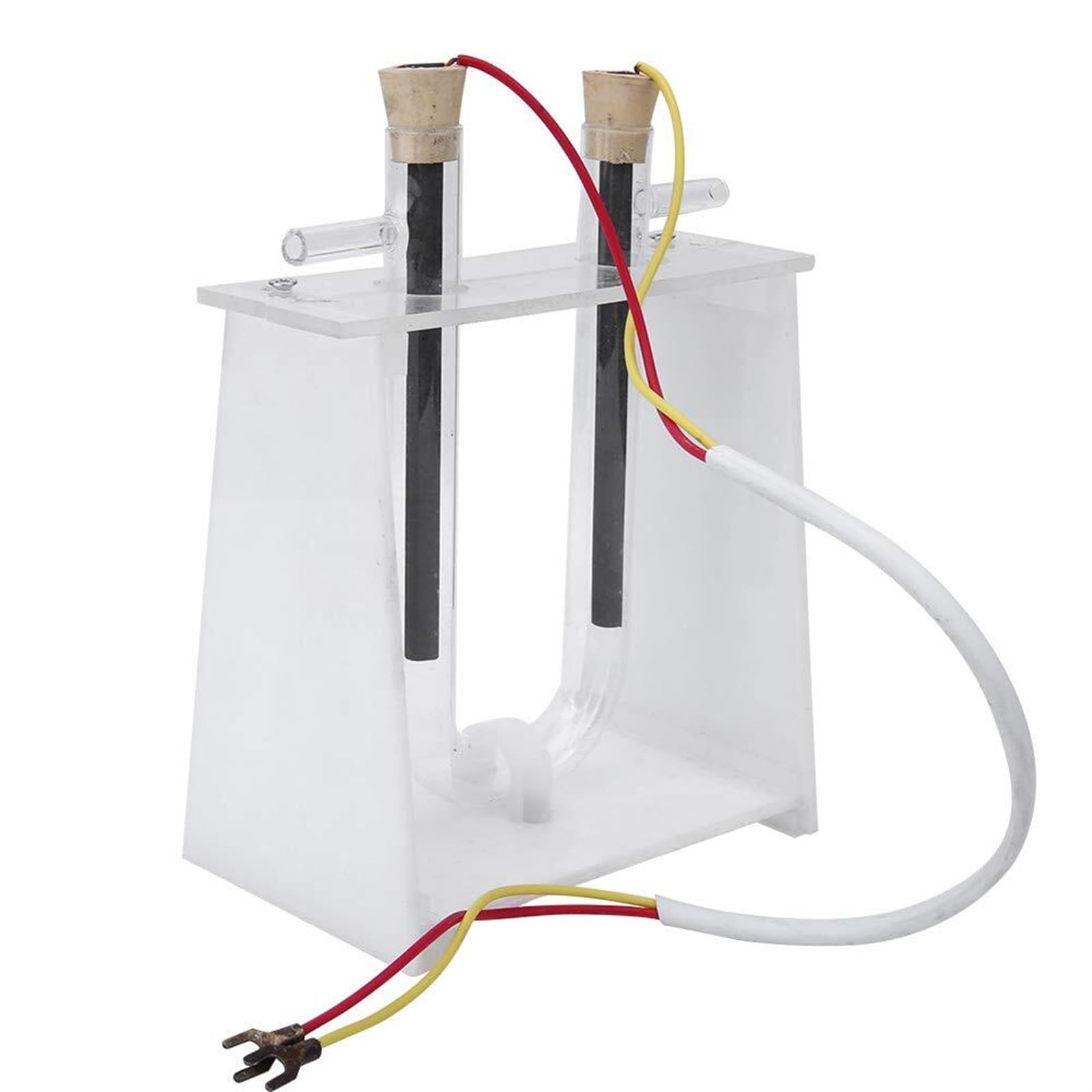 Demonstrator für Elektrolytlösung von Kupferchlorid, Elektrolyseerfahrung, Elektrolysedemonstrator für Salzwasser, elektrolysegesättigtes Wasser, ideales Lehrmittel für Chemie