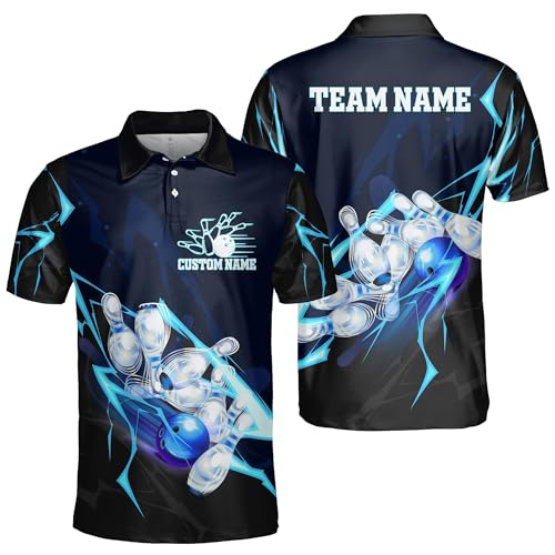 GABITA Personalized Bowling Shirts for Men and Women, Bowling Shirts Unisex, Custom Bowling Jersey Gift for Bowler3