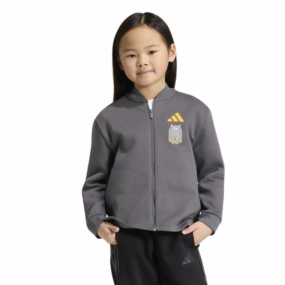 adidas Unisex niños Tiro_Nster Tracktop Sweatshirt, Grey Five, 18-24 Months